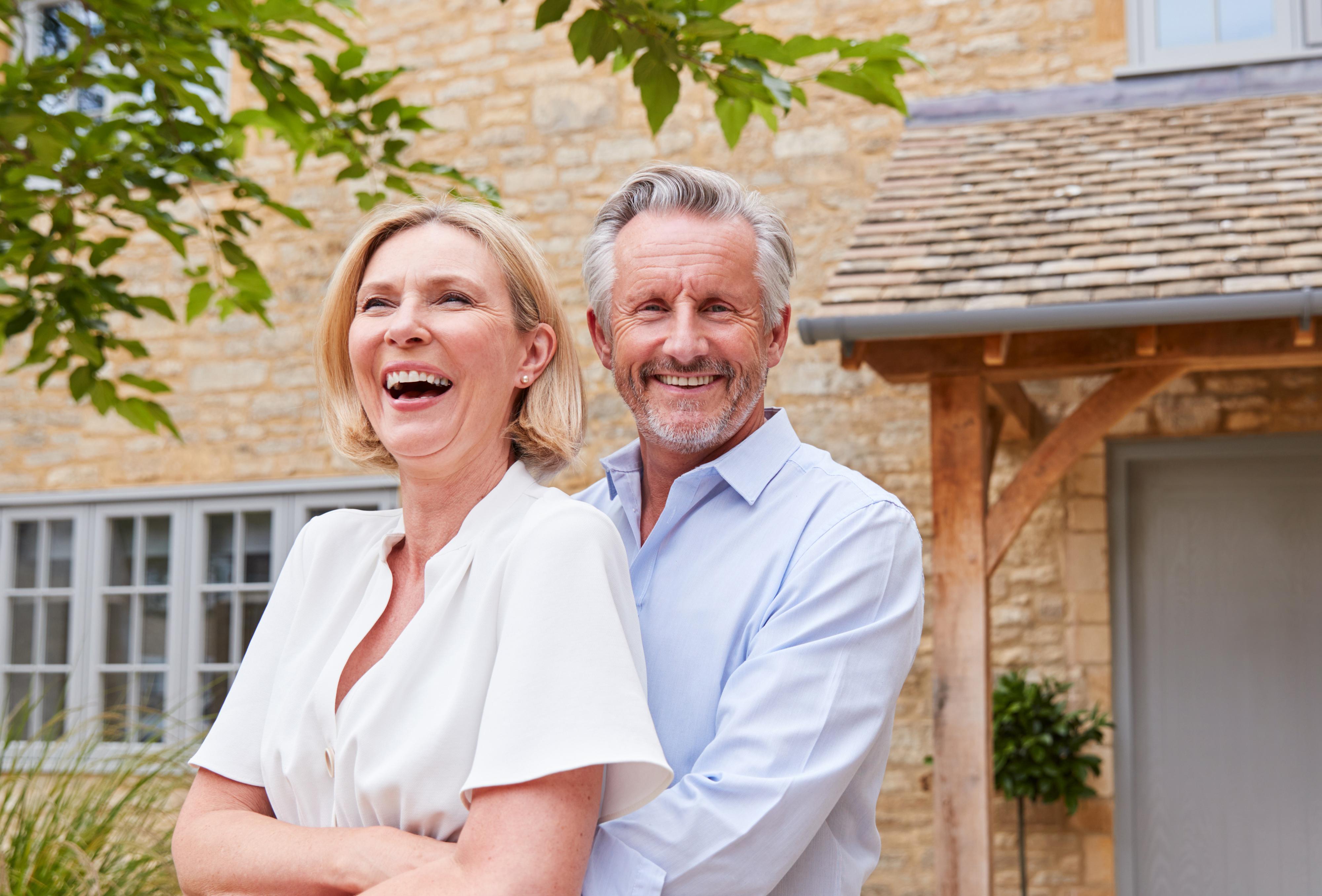 happy homeowner