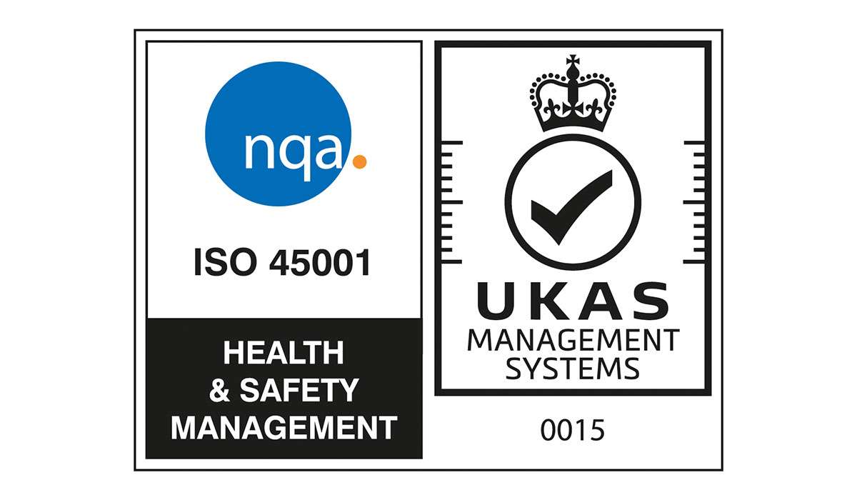 NQA ISO 45001 stamp