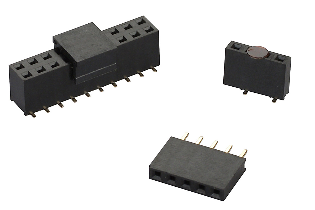 2.54 mm PCB receptacles