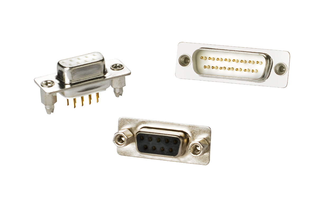 Pcb Mount D Sub Connectors Standard Density Vertical Gtk Uk