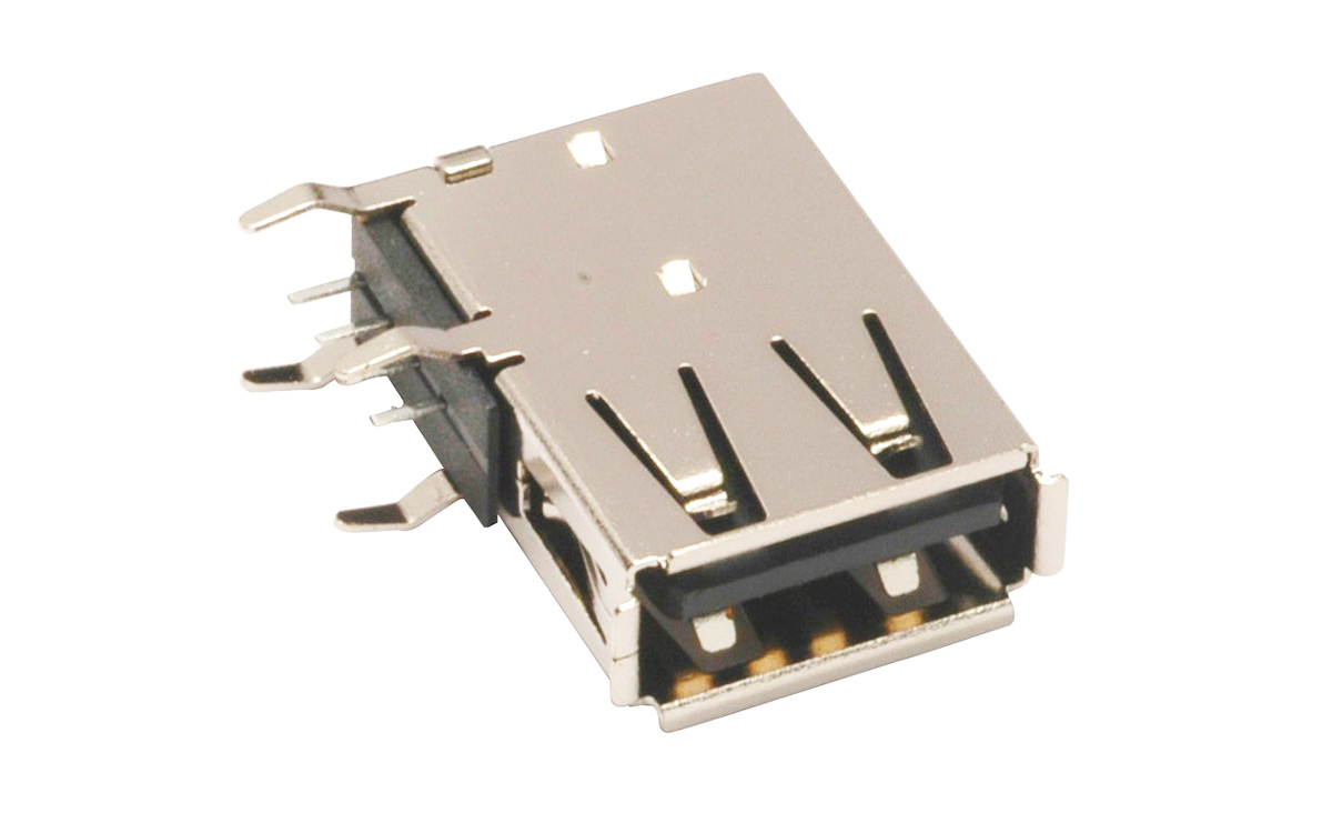 USB Type A upright flag connectors