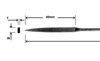 Diamond Escapement Files