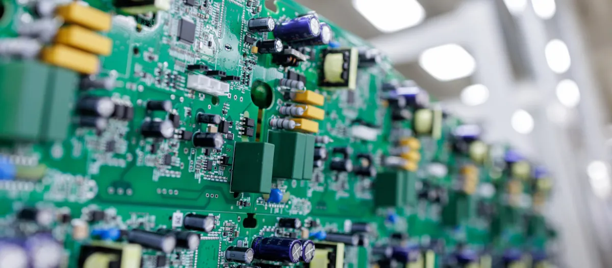 close up of embedded board
