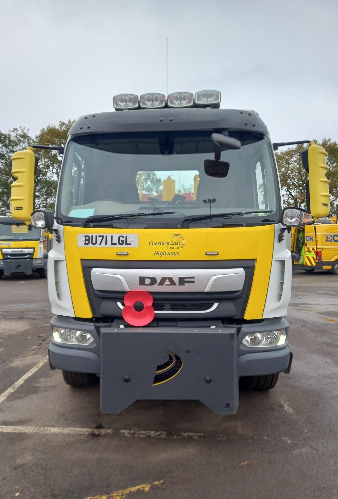 Vehicle with poppy