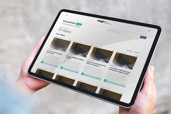 Map16 Video Management Portal